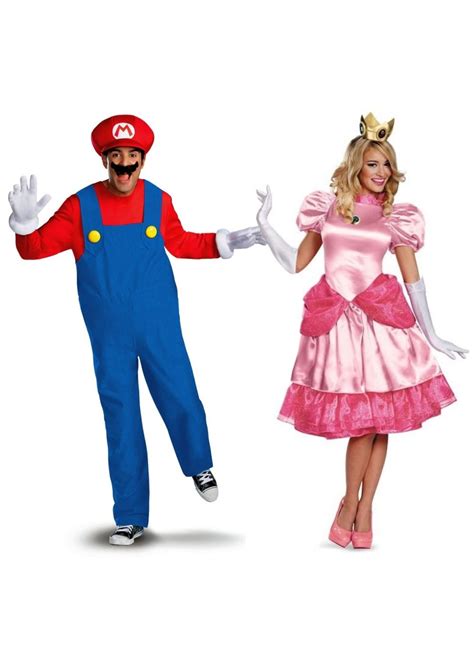 Mario and Peach Couples Costume - Cosplay Costumes