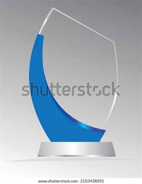 Crystal Trophy Design Vector Illustration Award Stock Vector (Royalty ...