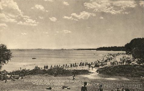 Sherwood Island State Park Westport, CT Postcard