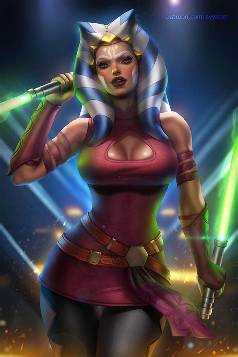 Ahsoka Tano by AyyaSAP on DeviantArt