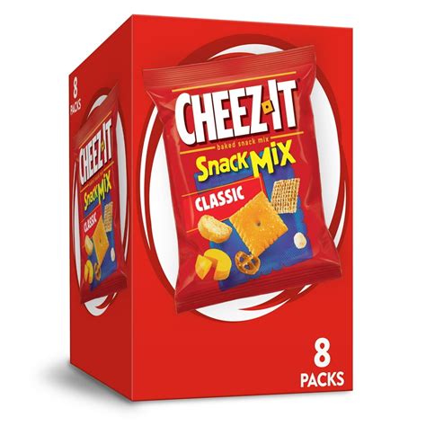 Cheez-It Baked Snack Mix, Classic, 1.5oz Bag, 8 Ct - Walmart.com ...