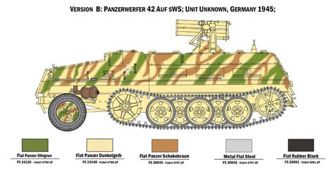 1/35 15 cm Panzerwerfer 42 auf sWS - Model Kit | at Mighty Ape NZ