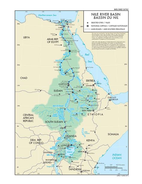 Blue Nile River Map - Keith N Olivier