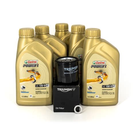 Triumph Motorcycle Castrol Oil Change Kit - Shop Best Selling Triumph ...