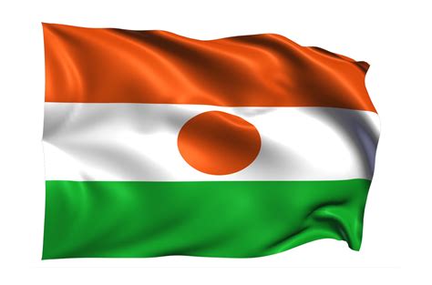 Niger Waving flag Realistic Transparent Background 15309588 PNG