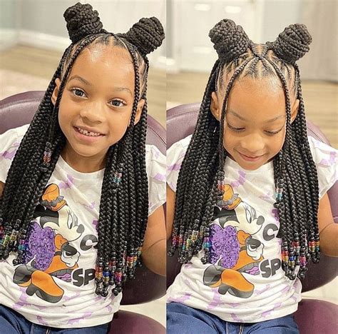 African Braids Hairstyles For Kids