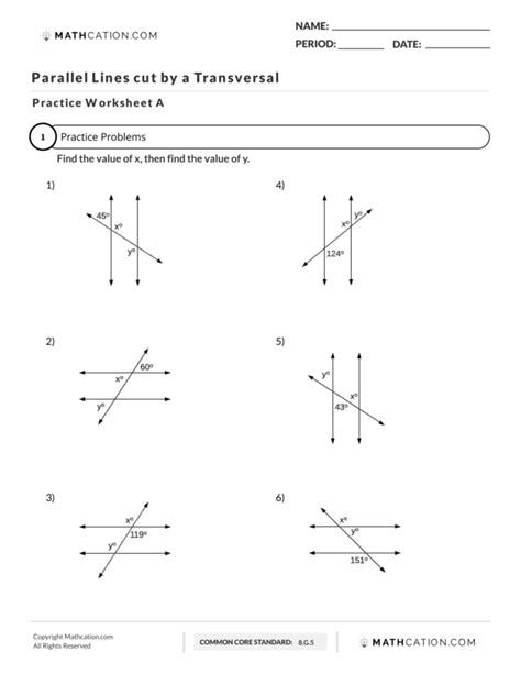 4 Useful Tips about Parallel Lines Cut by a Transversal | Mathcation