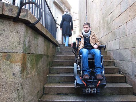 This New Wheelchair Can Easily Climb And Descend Stairs Than