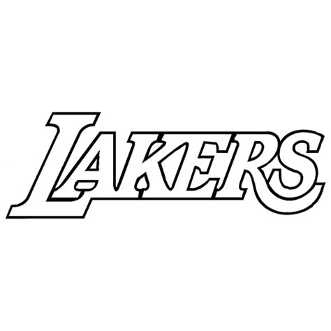 Logo De Los Lakers Para Colorear