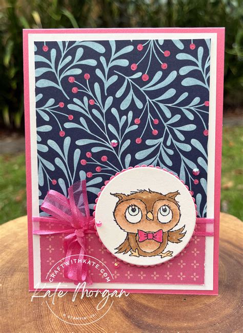 Fitting Florets meet Adorable Owl by Kate Morgan, Stampin Up Australia ...