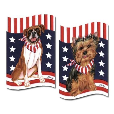 Patriotic Breed Garden Flags