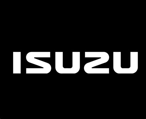 Isuzu Brand Logo Car Symbol Name White Design Japan Automobile Vector ...