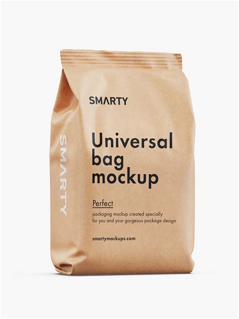 Kraft paper bag mockup - Smarty Mockups