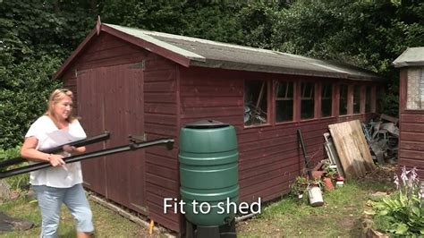 Hall's Rainsaver Gutter Kit for Sheds Installation - YouTube