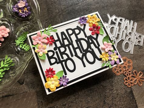 Easy Sculpted Paper Birthday Flowers – Lady Michelle Creates