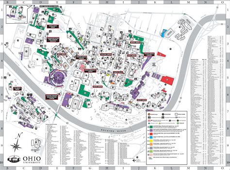 Ohio State Campus Map Pdf - United States Map