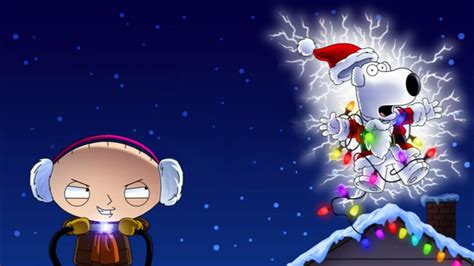 Stewie shocks Brian with Christmas lights - Stewie Griffin Photo ...