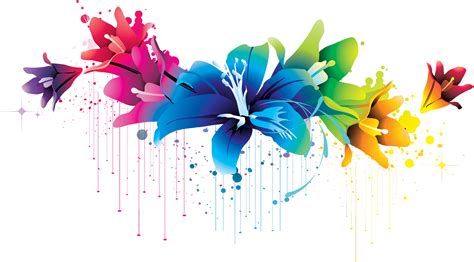 Pin by Solitary Escape on Colourfull | Floral vector png, Flower ...