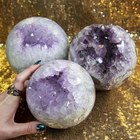 Gemstone Sale: Amethyst Geode Sphere