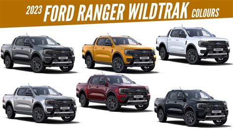 2023 Ford Ranger Wildtrak Pickup - All Color Options - Images in 2023 ...