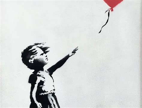 Banksy’s “Girl with Red Balloon” Painting Gets Shredded at Auction, but ...