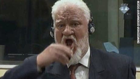 Slobodan Praljak, Bosnian war criminal, dies after swallowing poison in ...