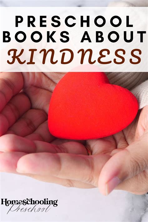 Preschool Books About Kindness - Homeschooling Preschool