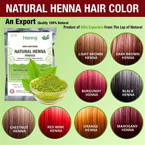 Free Shipping Organic Henna Hair dye/color 60 Grams For Men & Women 100 ...