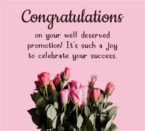 Congratulations On Promotion Wishes Messages Of Colleague - Sweet Love ...