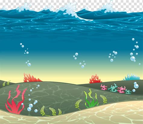 Ocean clipart underwater, Ocean underwater Transparent FREE for ...