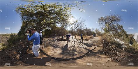 360° view of victoria falls in zimbabwe side - Alamy