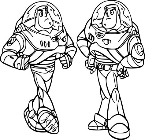 Toy Story 2 Two Buzz Lightyear coloring page - Download, Print or Color ...