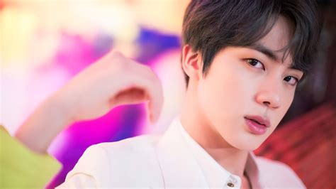 Download BTS Jin Pastel Background Wallpaper | Wallpapers.com