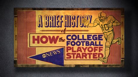 A Brief History: How the College Football Playoff Started - Good ...