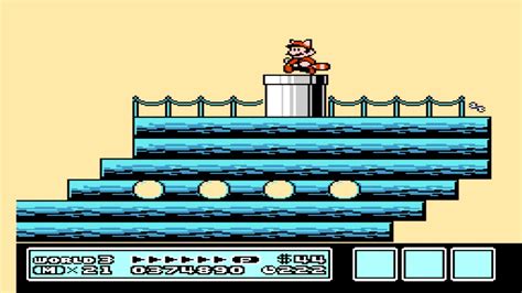 Super Mario Bros 3 (NES) Level 3-Airship - YouTube