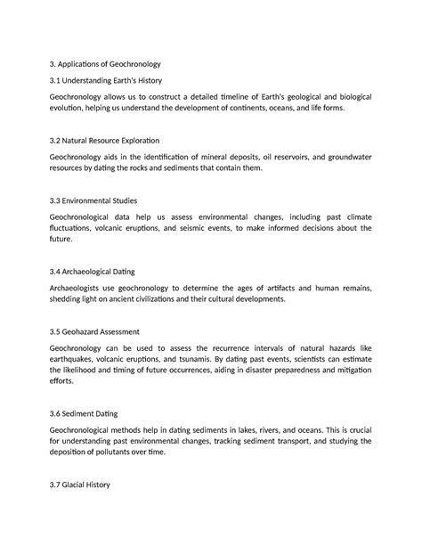 Application of geochronology - Applications of Geochronology 3 ...