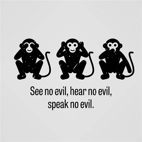 Hear No Evil See No Evil Speak No Evil Clip Art