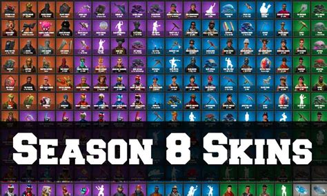 Fortnite Season 8 Skins - All Fortnite Season 8 Outfits & Skins