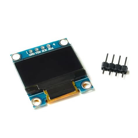 Blue 0.96" IIC 12C Serial 128X64 OLED LCD LED Display Module SSD1306 ...