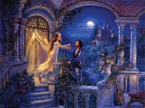 Romeo and Juliet: The Balcony, 1000 Piece Jigsaw Puzzle Made by F