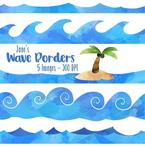 Waves Clipart Border