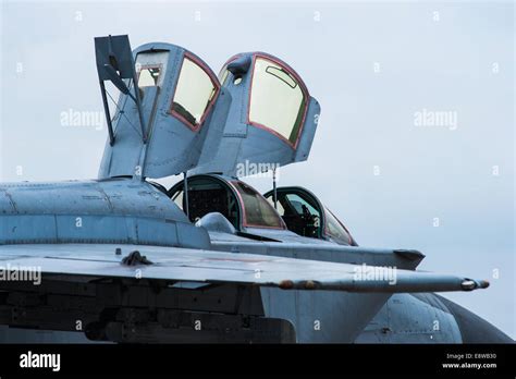 MiG-31 Cockpit. Photo of MiG-31 interceptor plane of Russian Air Force ...