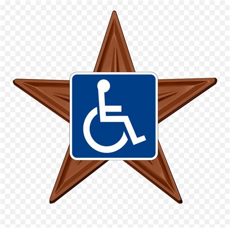 Disability Barnstar Hires - Handicapped Sign Emoji,Cartwheel Emoji ...