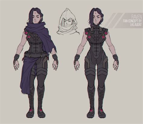 ArtStation - Raven Fan-Concept Art, Lukas Klaudat | Superhero design ...