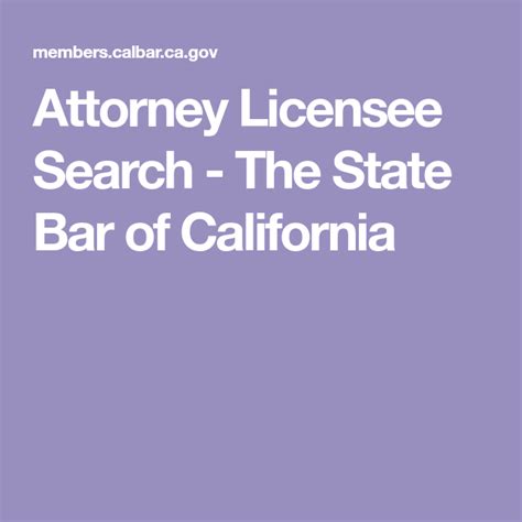 Attorney Licensee Search - The State Bar of California | Attorneys ...