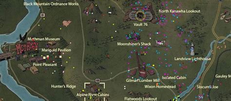 Fallout 76 Flora Map - All Flower and Plant Locations