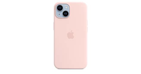 iPhone 14 Silicone Case with MagSafe - Chalk Pink - Apple