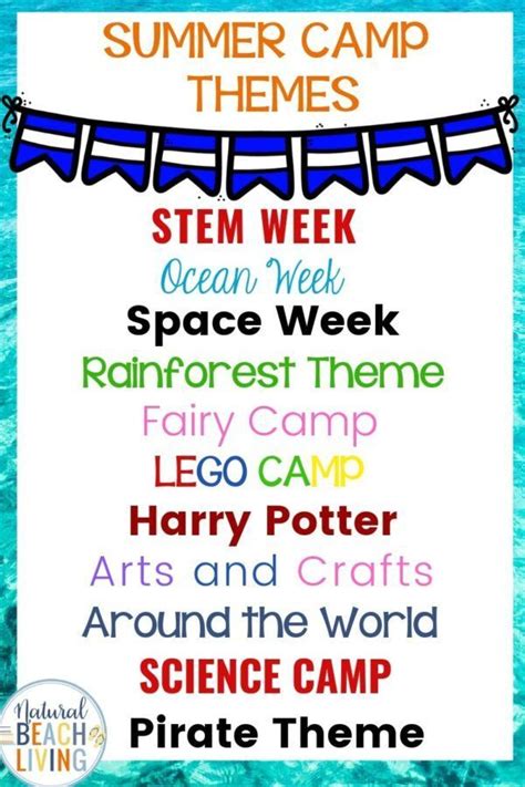 30+ Summer Camp Themes - The Best Summer Themes for Kids - Natural ...