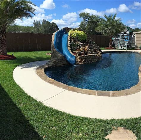 Custom Pool Slides & Fiberglass Residential Water Slides at Dolphin ...