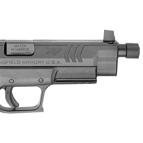 Springfield Armory XD-M 10mm Threaded Barrel Auto 5.3in Black Pistol ...